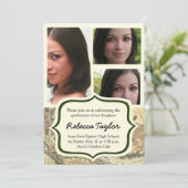 Camo klas van 2014 afstudeeradres kaart (Staand voorkant)