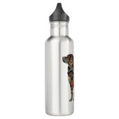 Camo Labrador Retriever Roestvrij water fles (Links)