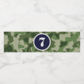 Camo Leger Militair Waterfles Etiket (Enkel label)
