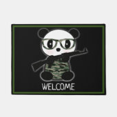 Camo Leon The Panda Beer Welcome Mat (Voorkant)
