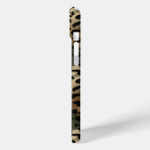 Camo Leopard Print Monogrammed Case-Mate iPhone Case (Achterkant / Links)