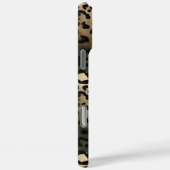 Camo Luipaardprint met Monogram Case-Mate iPhone Case (Achterkant / Rechts)