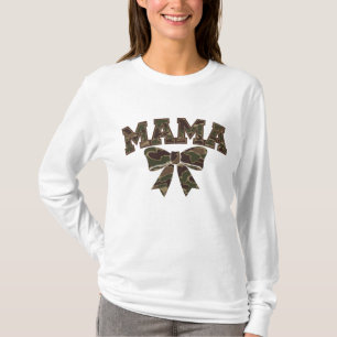 Camo Mama Dames Casual T-Shirt