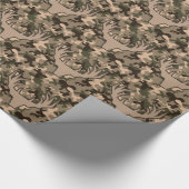 Camo met 10-punts Buck Cadeaupapier (Hoek)