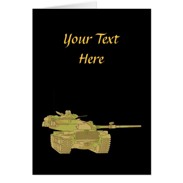 Camo Militaire Tank Ontwerp (Voorkant)