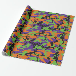 Camo Monster Halloween Edition Cadeaupapier