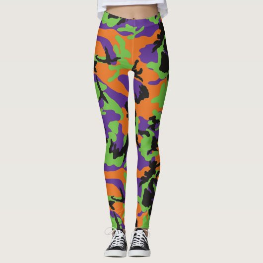 Camo Monster Halloween Edition Leggings (Voorkant)