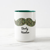 Camo Mustache mok grappige beste jager (Center)