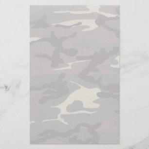 Camo No Lines Stationery Briefpapier