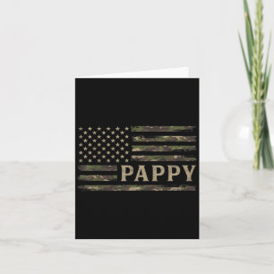 Camo Pappy Camouflage Usa Vlag Vaderdag Kaart