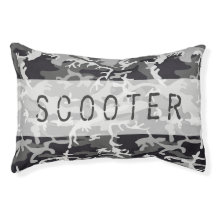 Camo Patroon Aangepaste Naam Zwart & Wit Jacht