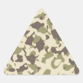 Camo Pattern Driehoek Sticker (Voorkant)