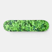 Camo Pattern - Green Blue Black Skateboard (Horizontaal)