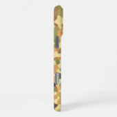 Camo Pattern - Groen Oranje Bruin Zwart iPhone Hoesje (Rechterkant)