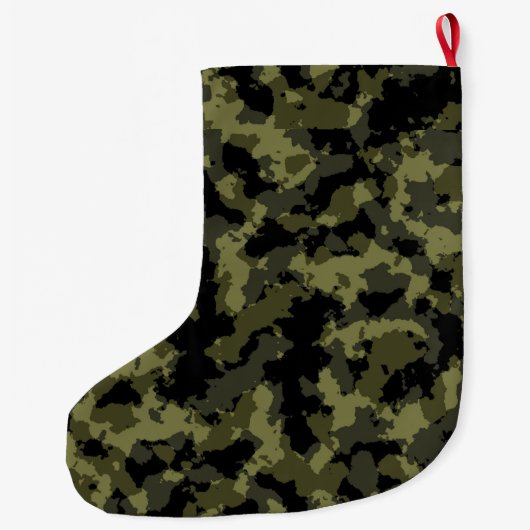 Camo Pattern Grote Kerstsok (Achterkant)
