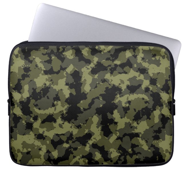 Camo Pattern Laptop Sleeve (Voorkant)