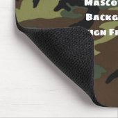 Camo Pattern Muismat, gepersonaliseerde naam masco Muismat (Hoek)