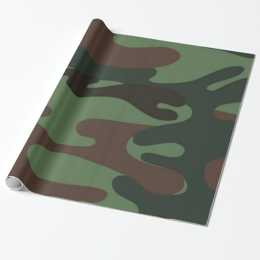 Camo Pattern pakpapier (Uitgerold)