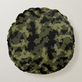 Camo Pattern Rond Kussen