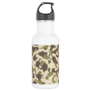 Camo Pattern Waterfles