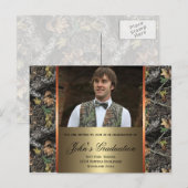 Camo Photo Afstuderen Briefkaart (Voorkant / Achterkant)