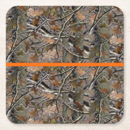 Camo Poker Onderzetters! Geweldig cadeau en trendi Vierkante Kartonnen Onderzetter