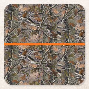 Camo Poker Onderzetters! Geweldig cadeau en trendi Vierkante Kartonnen Onderzetter