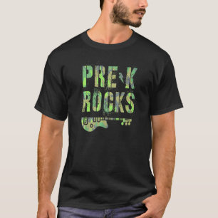 Camo Pre K Rocks Kamp Leraren Team Pre School Kind T-shirt