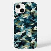 Camo Print iPhone 14 Hoesje (Achterkant)