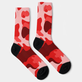 Camo Red Sokken