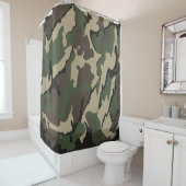 Camo, rideau en douche (En situation)