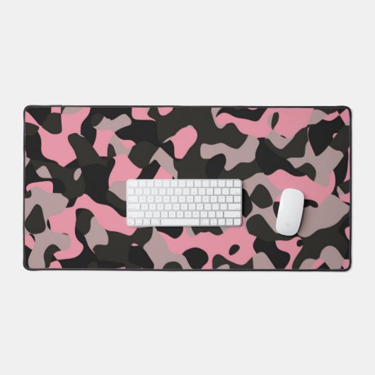 Camo rose et noir (Clavier et souris)
