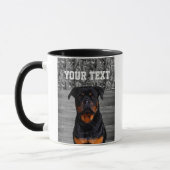 Camo Rottweiler Chien race Nom animal Mug (Gauche)