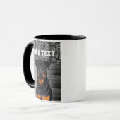 Camo Rottweiler Chien race Nom animal Mug (Devant gauche)