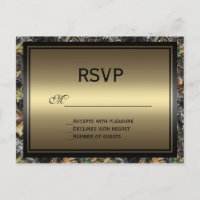 Camo RSVP-Briefkaart