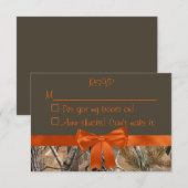 Camo RSVP-kaart RSVP Kaartje (Voorkant / Achterkant)