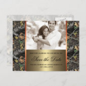 Camo Save the Date Briefkaart (Voorkant / Achterkant)