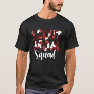 Camo Scout mam Squad terug naar schoolleraar en ch T-shirt