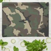 Camo, serviette de cuisine (Plié)
