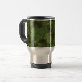 Camo Silver Thermal Travel Mug Reisbeker