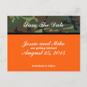 Camo Sla de datum Briefkaarten (Voorkant)