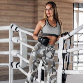 Camo Snow Desert Patterned | LEGGINGS