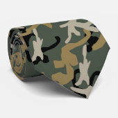 Camo Stropdas (Opgerold)
