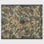 Camo The Big One Wrapping Paper Cadeaupapier (Vlak)
