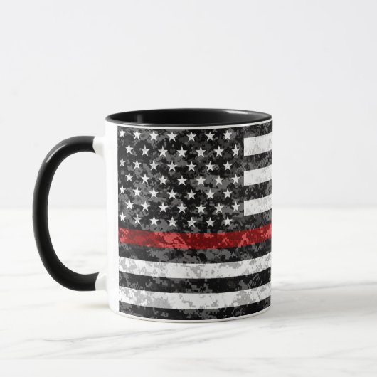 Camo Thin Red Line Vlag Mok (Links)