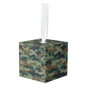 Camo Tissue Box Holder Kubus Ornament