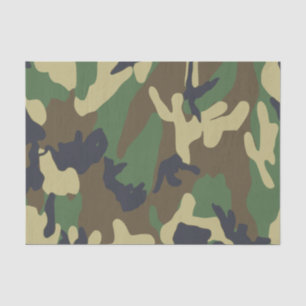 Camo Tissue Paper Tissuepapier