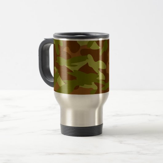  Camo Travel Mug Reisbeker (Voorkant links)