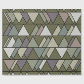 Camo Triangles Cadeaupapier (Vlak)