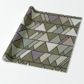Camo Triangles Cadeaupapier (Uitgerold)